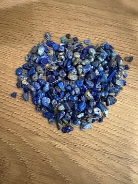 Lapis Lazuli Pre Drilled Crystal Chips